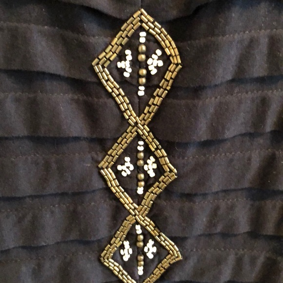 Anthropologie Ric Rac Beaded Top - Picture 4 of 8